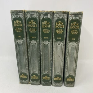 VINTAGE My Bookhouse edited by Olive B Miller Books 2,3,4,5,6, 1920-1928 Set Lot - Imagen 1 de 9