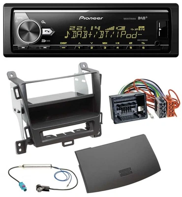 Pioneer Bluetooth USB DAB MP3 Autoradio für Opel Zafira Tourer ab 12 jet black - Bild 1 von 4