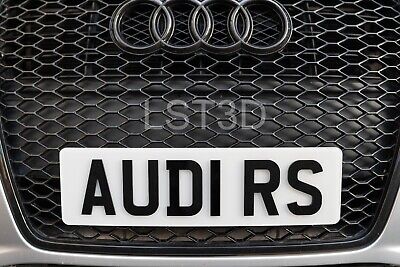 Audi RS Grille Number Plate Holder - Push & Lock Bracket - RS RS3 RS4 RS5 RS6 TT • 10.23€