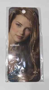 Scunci HOT STREAKS 8 inch Clip In Beads/Chain 38794-A Hair Accessory GOLD COLOR - Picture 1 of 1