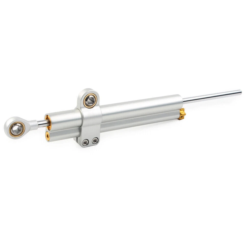 350mm Silver Steering Damper Stabilizer For Aprilia BMW Suzuki Bandit GSF1200 US - Image 1 of 4