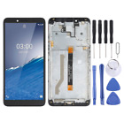 LCD Display Touch Screen Digitizer Replacement Assembly Frame For Nokia C3 Black