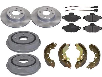  FOR FIAT 500 PUNTO PANDA 2003- FRONT BRAKE DISCS & PADS & REAR DRUMS & SHOES - Image 1 of 4