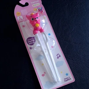 PinkFong Stainless Kid Chopsticks (Baguettes) Made in Korea BrandNew Baby Shark - Imagen 1 de 6