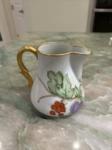 Vintage Victorian Creamer Pitcher Jug Signature Delma Rice 1968 - Picture 1 of 3