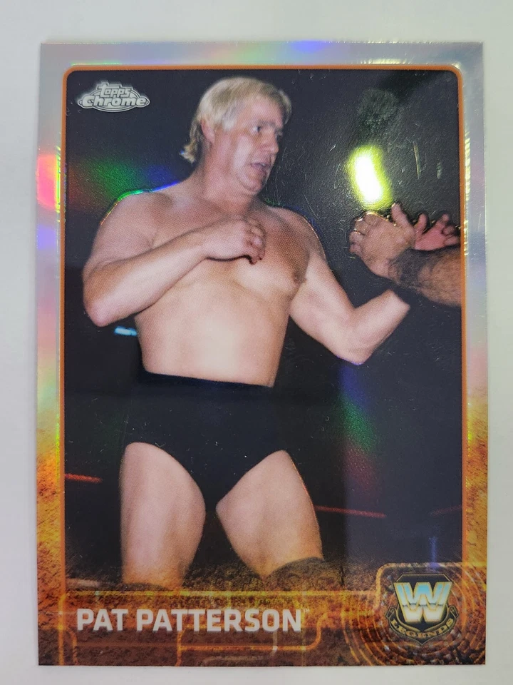 2015 Topps WWE  CHROME REFRACTOR Wrestling Card #86 PAT PATTERSON - Image 1 of 2