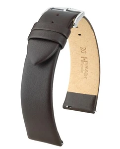 HIRSCH XS Italian Calfskin Watch Band "Toronto", 16-20 mm, 3 colors, new! - Picture 1 of 10
