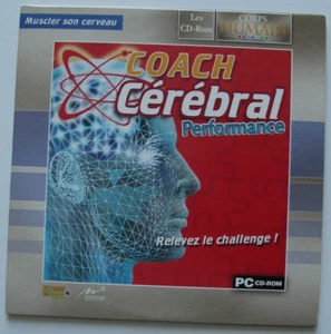 COACH CÉRÉBRAL PERFORMANCE STIMULATION MENTALE BIEN-ÊTRE D'ESPRIT PC CD ROM NEUF - Photo 1/2