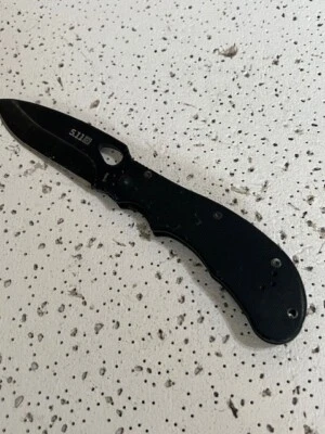 5.11 Tactical Knife 51027 Scout Folder series Trusted by professional Black - - Image 1 of 4