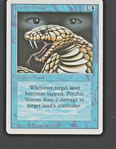 Psychic Venom  1994 Magic The Gathering Revised Edition #76  - Picture 1 of 2