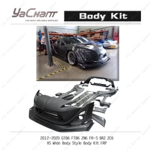 FRP VS Wide Body Style Body Kit FENDER LIP For 12-20 GT86 FT86 ZN6 FR-S BRZ ZC6 - Picture 1 of 24