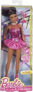 Muñeca afroamericana patinadora sobre hielo Barbie Careers I Can Be BDT40 NUEVA - Imagen 1 de 4