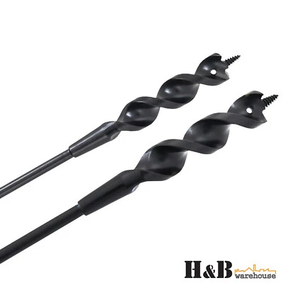 Flexible Drill Auger Flex Auger Bit With Screw Point 14mm x 1800mm 19mm x 1800mm - image 1 of 4