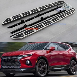 Fit for Chevrolet Blazer 2019 20 21 22 Running Boards Side Steps Pedals Nerf Bar - Picture 1 of 13