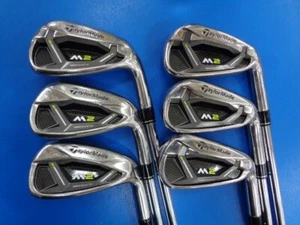 Taylormade M2 2017 Iron Set #5-9,P (6Clubs) /Flex R Regular Reax 90 - Picture 1 of 6