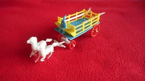 HORSE STAGE COACH CARRIAGE RARE FIGURE YUGOSLAVIA - Picture 1 of 5