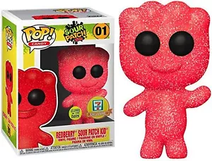 Funko Pop REDBERRY SOUR PATCH NIÑO BRILLO EN OSCURIDAD 7 Eleven Exclusivo 01 CASI NUEVO - Imagen 1 de 7