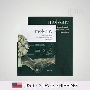 Molvany Hypoallergenic Artichoke Balancing Care Mask Pack 4 sheets - Picture 1 of 1