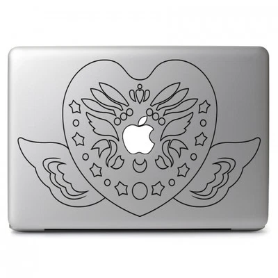 Linda calcomanía adhesiva de vinilo de dibujos animados de anime japonés Apple Macbook Air Pro Laptop Foto 1 de 2