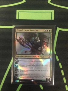 MTG Magic The Gathering Garruk, Apex Predator Ripple Foil Planeswalker Commander - Picture 1 of 1