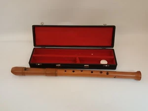 Grabadora de madera Hopf vintage en estuche original - Imagen 1 de 16