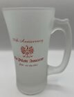 Vintage 1987 Frosted Glass Beer Mug “20th Anniversary” The Pulaski Association