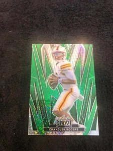 CHANDLER ROGERS QB CALIFORNIA 2024 LEAF METAL GREEN MOJO 2 OF 5 # 22 - Picture 1 of 2