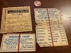 Train Tickets  1945 Chicago Milwaukee St Paul Pac. Rr