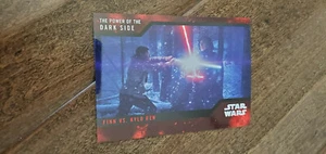 2019 SDCC TOPPS STAR WARS POWER OF DARK SIDE CARD FINN VS. KYLO REN # G-6 - Picture 1 of 1