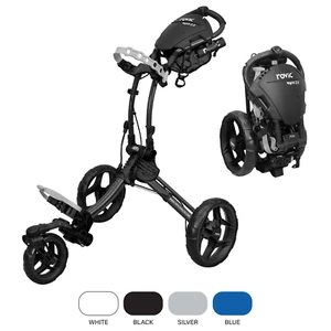 Rovic RV1S 2.0 Swivel Golf Push Cart  | 3-Wheel Folding Collapsible 360 Trolley - Picture 1 of 9