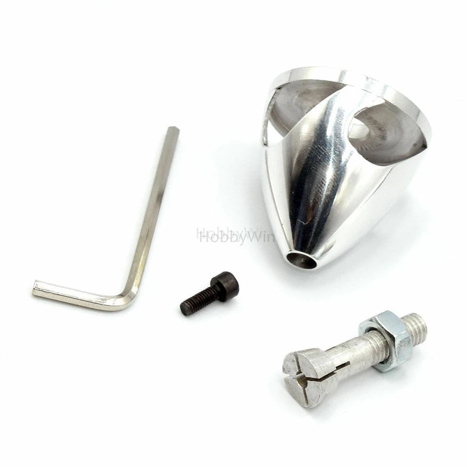 4 Slot 44mm /1.75in Aluminum Spinner for 3mm shaft motor RC Model Airplane - Image 1 of 4