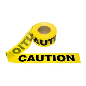 T15101-12 Rolls Yellow CAUTION Barrier Tape 1.5 MIL 3"X1000' *Free US Shipping* - Picture 1 of 4