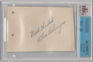 Auotgrafhed Charles Gehringer página de álbum HOF JSA certificado. - Imagen 1 de 1