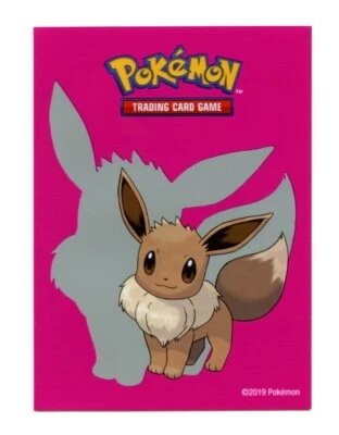 2019 Eevee Silhouette Individual Card Sleeve Pokemon x Ultra Pro Original - Image 1 of 3