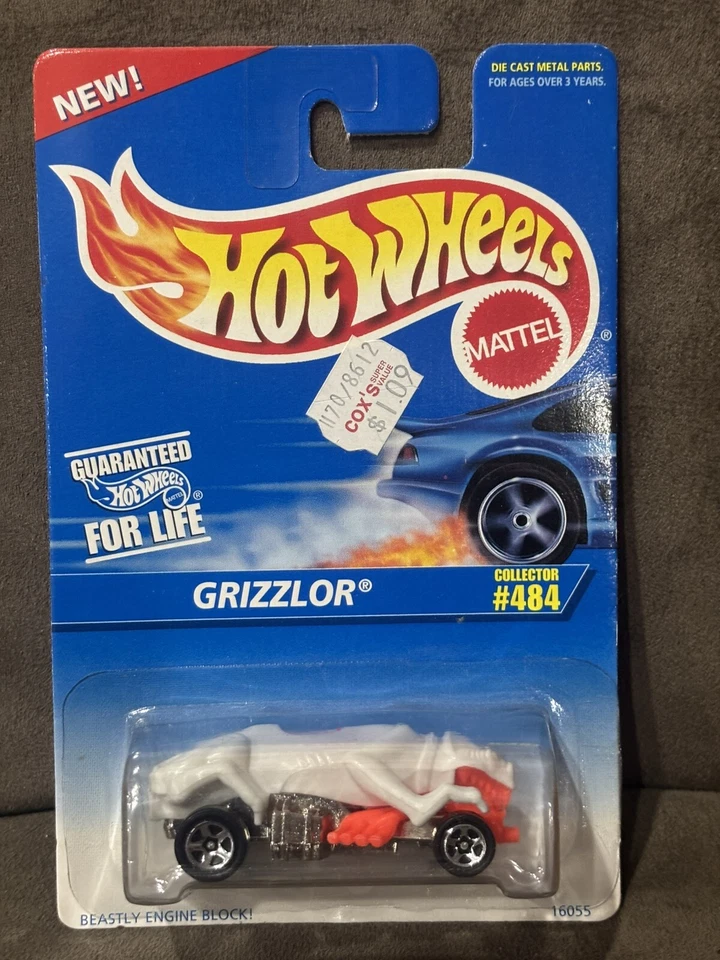 Hot Wheels Grizzlor Variation White #484 Vintage - Image 1 of 1
