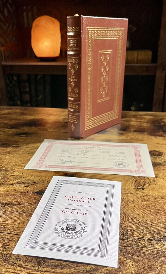 Going After Cacciato by  Tim O’Brien Rare Easton Press Signed Vietnam War Novel! - Image 1 of 4