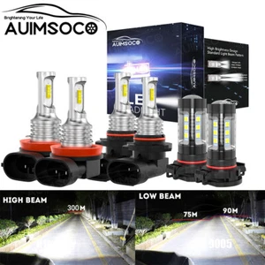 Faros antiniebla LED de haz alto/bajo para Chevrolet Silverado 1500 2007-2015 - Imagen 1 de 14