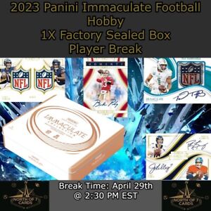 C.J. Stroud 2023 Panini Immaculate Football Hobby 1X Box Player BREAK #13
