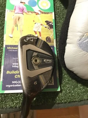 Callaway Left Handed Ladies Epic Star 6 Hybrid Grand Bassara h55 Graphite (38”) - Image 1 of 4