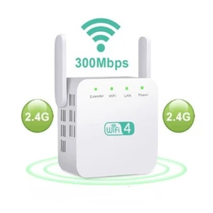 NEW 300M Wireless WiFi Signal Booster Network Extender Amplifier Repeater 2.4G - Picture 1 of 16