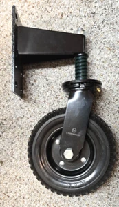 8" per tubo in metallo ruota cancello in legno capacità 600 libbre ammortizzatori a molla #183 - Foto 1 di 6