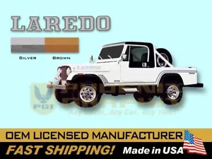 Jeep Scrambler Laredo CJ8 1985 1986 calcomanías rayas gráficos kit 4x4 - Imagen 1 de 1