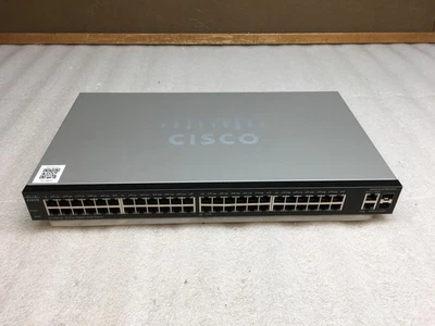 Cisco SG 200-50 SLM2048T V02 50-Port Gigabit Ethernet Smart Switch No PWR Cable - Image 1 of 4