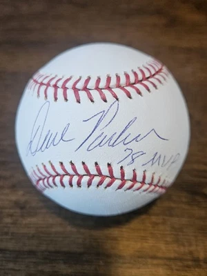 Dave Parker Pittsburgh Pirates Signed Autograph OMLB Baseball BECKETT COA - Image 1 of 2