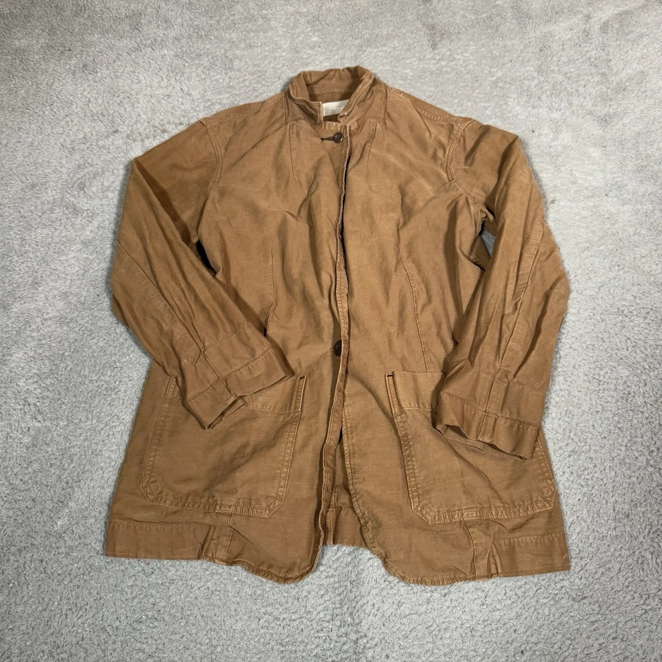 Chaqueta Everlane Para Hombres Mediana Marrón Tareas Algodón Orgánico Utilidad Ropa de Trabajo Abrigo Foto 1 de 4