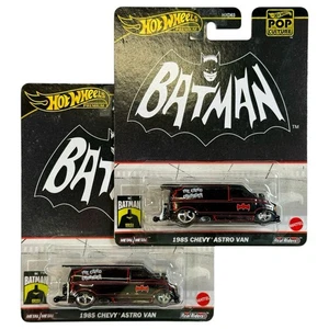 Hot Wheels Premium Pop Culture Batman Chevy Astro Van Lot of 2 1:64 Combine Ship - Picture 1 of 2