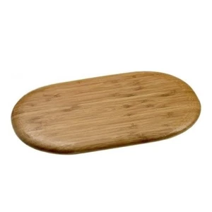 Schneidebrett Gerade Oval aus Bambus Natürliche - 17x30 CM - Leone - Aperitif - Bild 1 von 5