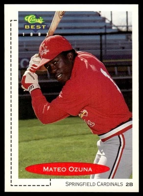 1991 Classic Best Mateo Ozuna Springfield Cardinals #244 - Image 1 of 2