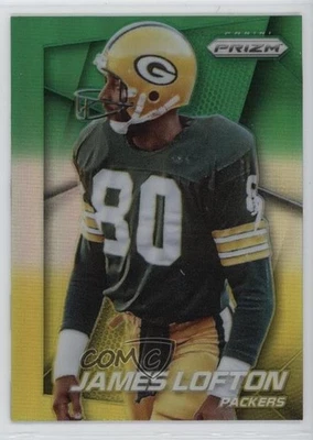 2014 Panini Prizm Neon Green & Yellow Prizm James Lofton #127 HOF - Image 1 of 2