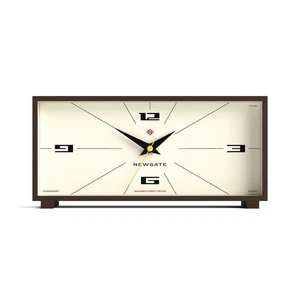 ® Thunderbird Tischuhr | Retro Modern Rechteckig Design | Mokka Brow... - Bild 1 von 7